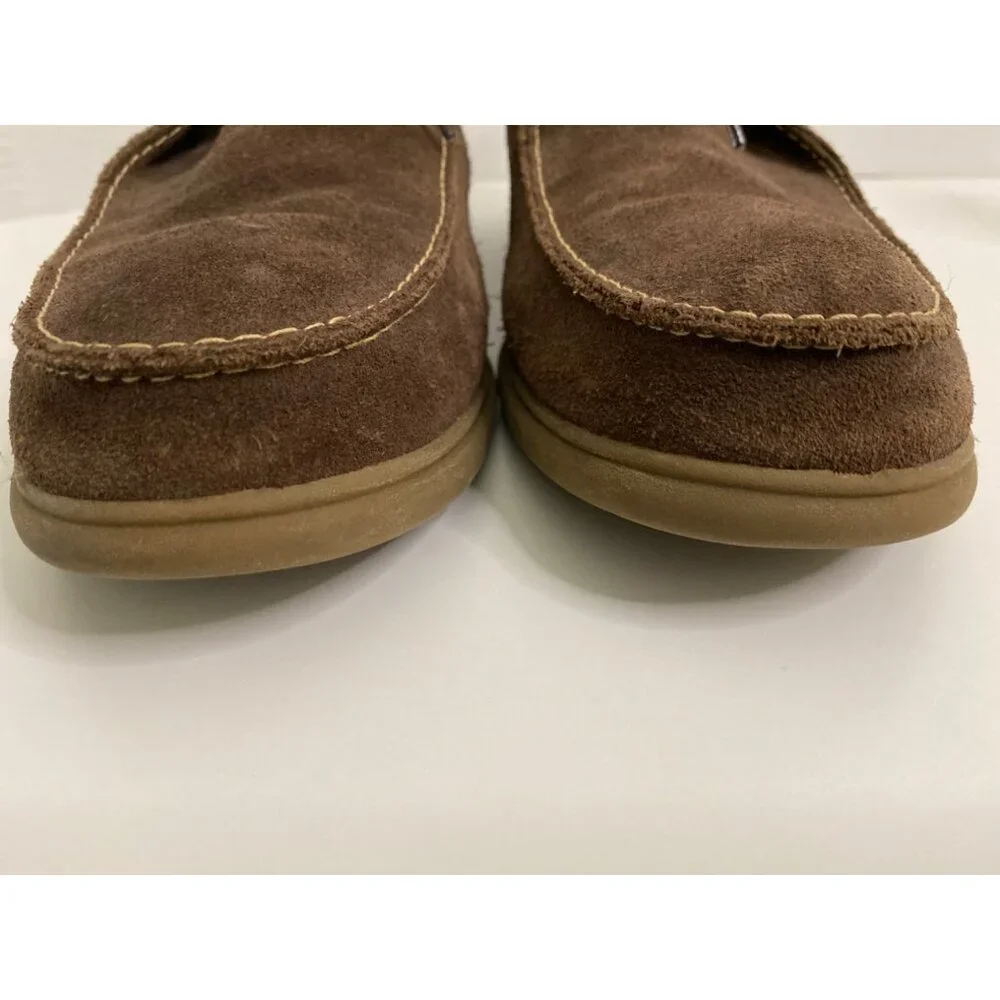 Johnnie-O Men's 11M Malibu Chukka Ankle Boots‎ Brown Suede Leather Lace Up Shoes